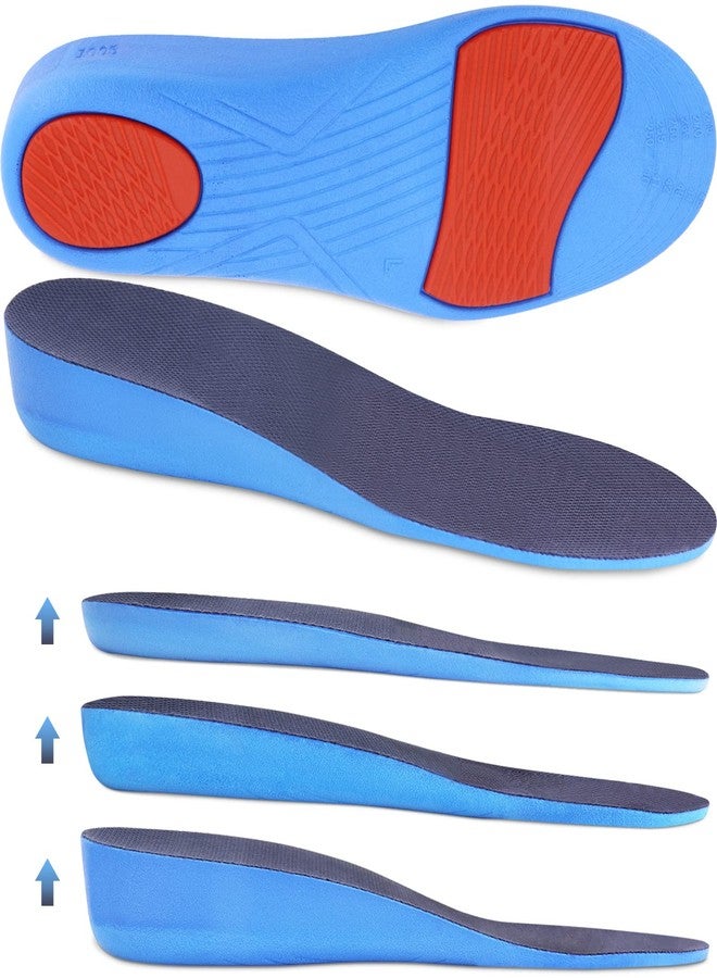 Ailaka Height Increase Insoles for Men Women - 1 Pair PU Shoes Lifts Elastic Shock Absorbing Sports Shoe Insoles Height Increase, Heel Lifts for Men Women Shoes Inserts - Image 1